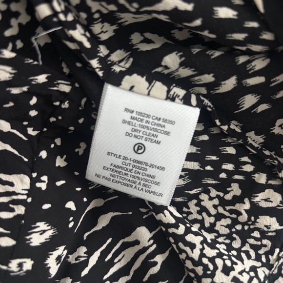 Joie Silk Animal Print Racerback Tank Top - XS - EUC - Picture 4 of 4